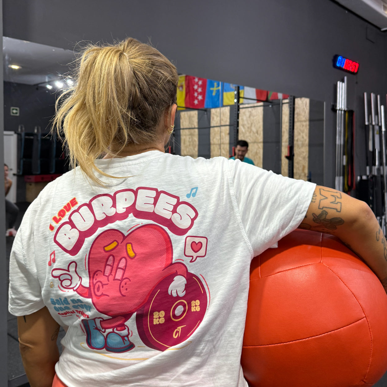 CROP TOP "I LOVE BURPEES"