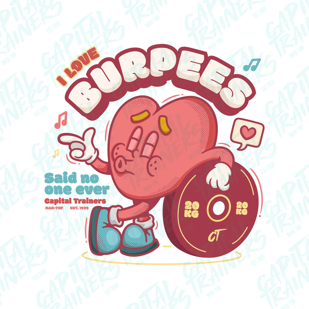 CROP TOP "I LOVE BURPEES"